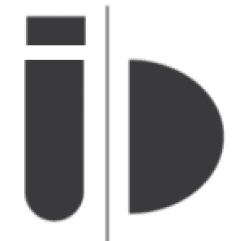 idme logo black on transparency medium